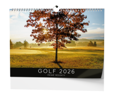 Nástěnný kalendář 2026 - Golf - české resorty - BNS3-26