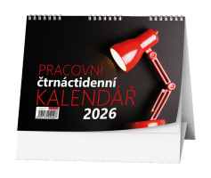 Stolní kalendář 2026 - Pracovní kalendář - Čtrnáctidenní - BSB0-26