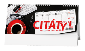 Stolní kalendář 2026 - Pracovní kalendář CITÁTY I - BSB1-26
