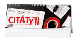 Stolní kalendář 2026 - Pracovní kalendář CITÁTY II - BSB2-26