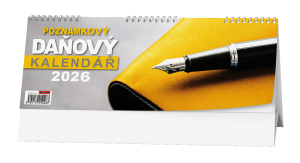 Stolní kalendář 2026 - Poznámkový daňový kalendář - BSC10-26