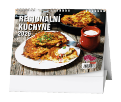 Stolní kalendář 2026 - Regionální kuchyně - BSD14-26