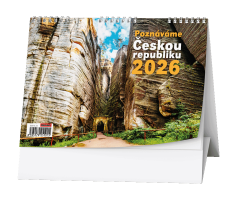 Stolní kalendář 2026 - Poznáváme Českou republiku - BSH8-26