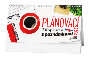 Stolní kalendář 2026 - Plánovací daňový kalendář s poznámkami - BSN7-26