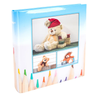 Fotoalbum 10 x 15 cm - 200 fotek - Teddy 1 - modré - 231005 1