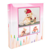 Fotoalbum 10 x 15 cm - 200 fotek - Teddy 2 - růžové - 231005 2