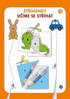 Omalovánky A4 - Stříhánky, Učíme se stříhat - BO760