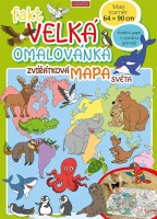 Fakt velká omalovánka - Zvířatková mapa světa - BO910