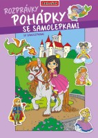 Omalovánky A4 se samolepkami - Pohádky - BO779