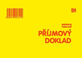 Příjmový doklad plátce A6 propisovací - 311