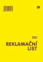 Reklamační list A5 - 118