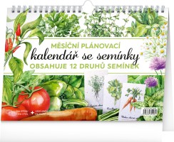 Stolní kalendář 2026 - Měsíční plánovací kalendář se semínky - PGS-35776