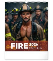 Nástěnný kalendář 2026 - Dreamy Firefighters - PGN-35648-L