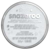 Barva na obličej Snazaroo - třpytivá bílá - 18 ml - 1118001