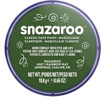 Barva na obličej Snazaroo - tm. zelená - 18 ml - 455