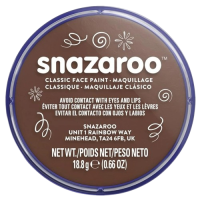 Barva na obličej Snazaroo - hnědá - 18 ml - 988