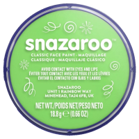 Barva na obličej Snazaroo - limetkově zelená - 18 ml - 433