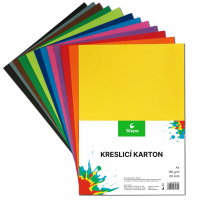 Kreslicí karton A4 barevný - 180 g/m2 - 60 listů
