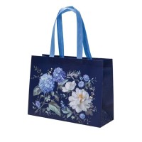 Nákupní taška z netkané textilie - 34 x 25 cm - Spring Blooms

