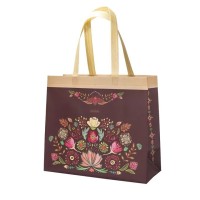 Nákupní taška z netkané textilie - 35 x 31 cm - Floral scape