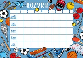 Rozvrh hodin - Sport - BR063