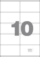 Print etikety A4 - 105 x 57 mm - 10 ks