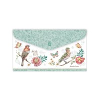 Desky s drukem DL - Butterfly garden - 1641-0410