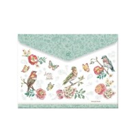 Desky s drukem A5 - Butterfly garden - 1647-0410