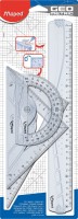 Sada pravítek MAPED Geometric Maxi pro praváky - 0157/9242767