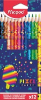 Pastelky MAPED Pixel Party - 12 barev