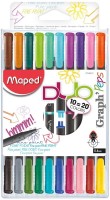 Oboustranné linery MAPED Graph'Peps Duo - 10 ks - 0071/9749251