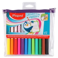Popisovače MAPED WB Dry Erase Fun Colours - 12 barev - 0075/9741817