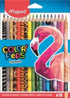 Pastelky MAPED Color'Peps Animals - 18 ks - 0086/9832218