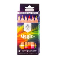 Souprava trojhranných pastelek Magic - 12 ks - 3404N