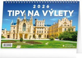 Stolní kalendář 2026 - Tipy na výlety - PGS-35708
