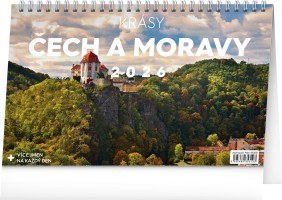 Stolní kalendář 2026 - Krásy Čech a Moravy - PGS-35319
