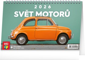 Stolní kalendář 2026 - Svět motorů - PGS-35316
