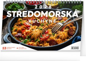 Stolní kalendář 2026 - Středomořská kuchyně - PGS-35713
