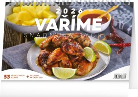 Stolní kalendář 2026 - Vaříme snadno a rychle - PGS-35333
