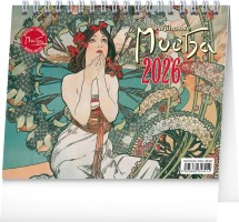 Stolní kalendář 2026 - Alfons Mucha - PGS-35341

