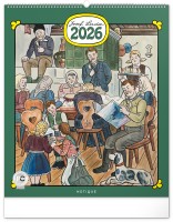 Nástěnný kalendář 2026 - Josef Lada - PGN-35190-L
