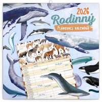 Rodinný plánovací kalendář 2026 - Animalium - PGP-35772
