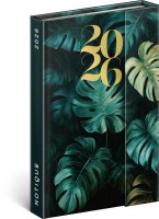 Týdenní magnetický diář 2026 - Monstera - PGD-35545-V
