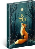 Týdenní magnetický diář 2026 - Liška - PGD-35549-V