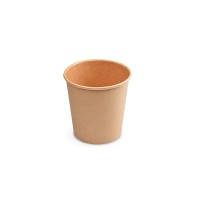 Papírový kelímek - kraft - 110 ml - 50 ks - 76411