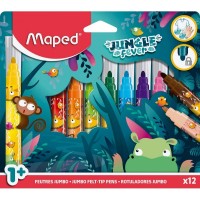 Fixy MAPED Jumbo Jungle Fever - 12 barev