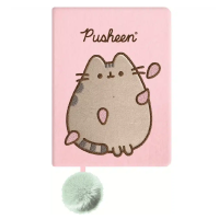 Plyšový zápisník PUSHEEN - růžový