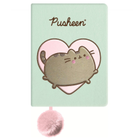 Plyšový zápisník PUSHEEN - mint
