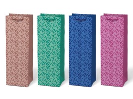 Dárková taška na víno T12 - mix 87 - 12 x 36 cm - 5252889