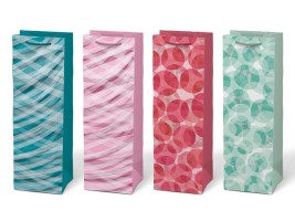 Dárková taška na víno T12 - mix 90 - 12 x 36 cm - 5252892